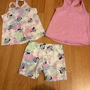Toddler Girl Minnie Outfit 4T